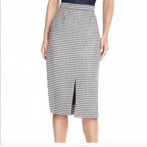 Draper James James Juxebox Check pencil skirt